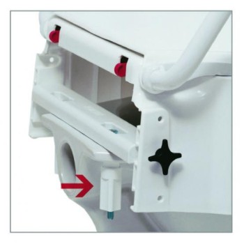 Asiento Elevador de WC con Reposabrazos