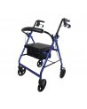 Andador Rollator de 4 Ruedas de Aluminio