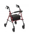 Andador Rollator para ancianos ligero con asiento regulable