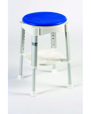 Taburete de ducha con Asiento Giratorio