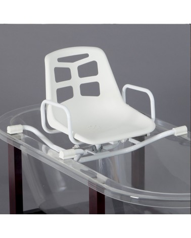 Asiento de Bañera Giratorio de Aluminio