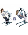 Grúa de Bipedestación y Traslado Convertible Duo