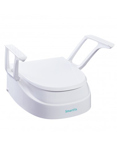 Elevador de WC SmartFix Ajustable a 3 Alturas con Reposabrazos
