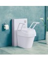 Elevador de WC SmartFix Ajustable a 3 Alturas con Reposabrazos