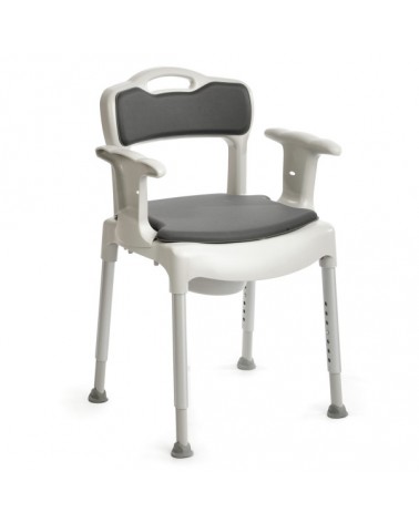 Silla de Ducha y WC Acolchada 4 en 1