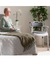 Silla de Ducha y WC Acolchada 4 en 1