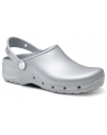 Zueco Flotante Zapato Laboral con Plantilla Transpirable Plata