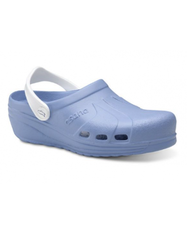Zueco Asana Zapato Profesional Ligero Celeste