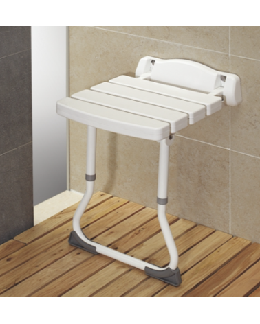Asiento Deluxe Abatible de Pared con Patas