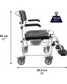 Silla de Ducha con Ruedas Kmina