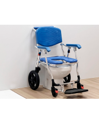 Silla de Ducha y WC con Ruedas Plegable Adas