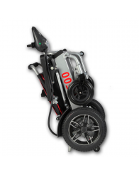 Silla de ruedas eléctrica plegable R500-plegado