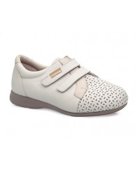 Zapatos para Diabetes Señora Perfilado Floral de Calzamed