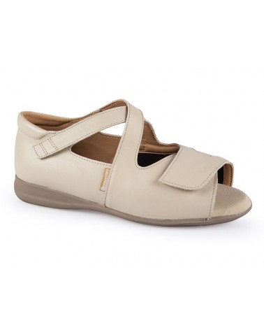 Sandalia para Diabética Beige