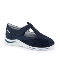Deportivas Anchas para Mujer AZUL