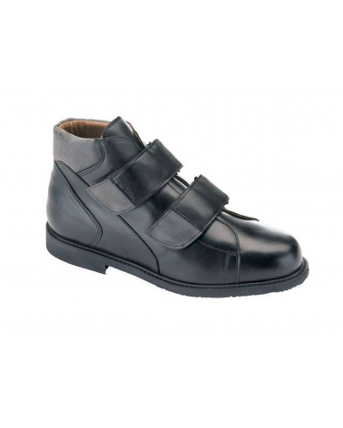 Botines de Piel con Doble Velcro
