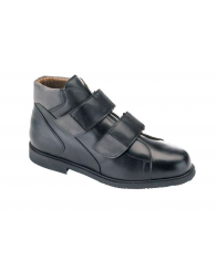 Botines de Piel con Doble Velcro