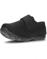 Zapato Con tejido para Diabético Negro