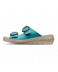 Sandalias de Mujer para Plantillas celeste