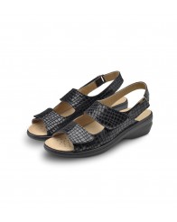 Sandalia con Doble Velcro