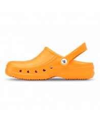 Zuecos Para Actividad Laboral naranja