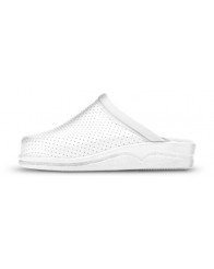 Calzado Zueco con Sistema de Micromasaje Blanco