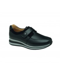 Zapato con Cierre de Velcro Señora Negro