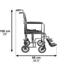 Silla de ruedas estrecha para interior medidas