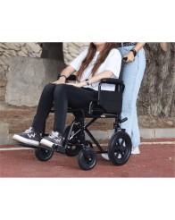 Silla de Ruedas Plegable y Ligera para Transporte