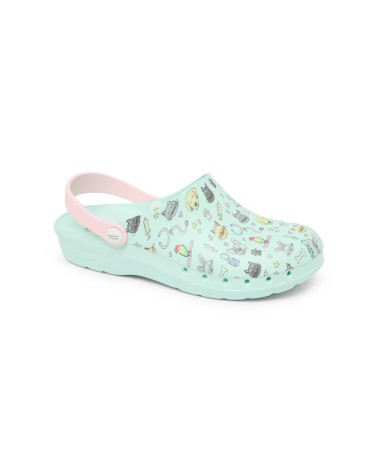 Zuecos con Estampado para Enfermera