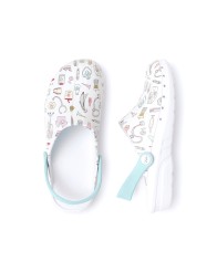 Zuecos con Estampado para Enfermera