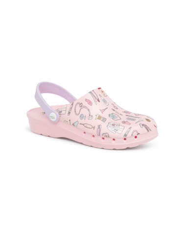 Zuecos con Estampado para Enfermera