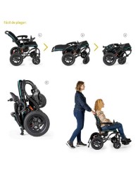 Silla de Ruedas Eléctrica Plegable Atlantis