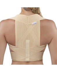 La Espaldera/Corrector Postural Transpirable indicada para dorsalgias, corrección de posiciones incorrectas y vicios posturales.