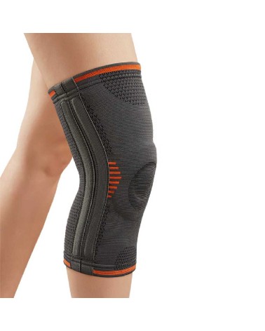 Rodilla Elástica Larga con Flejes y Gel Pad