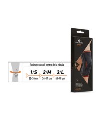 Rodilla Elástica Larga con Flejes y Gel Pad