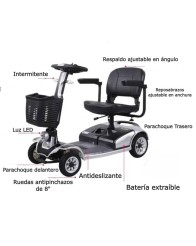 Scooter de movilidad Mate | Alta autonomía y seguridad