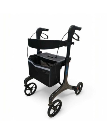 andador rollator fibra carbono plegado lateral