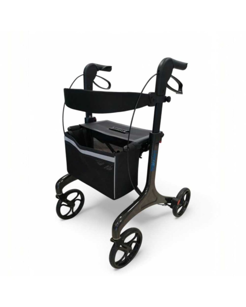 andador rollator fibra carbono plegado lateral