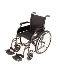 Silla de Ruedas de Acero Plegable Rambla