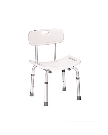 Silla de Baño Regulable con Respaldo