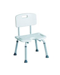 Silla de Ducha con Asiento en U Bora | Anatómica, Regulable, Antideslizante