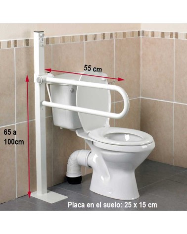 Apoyo estable para seguridad en baño