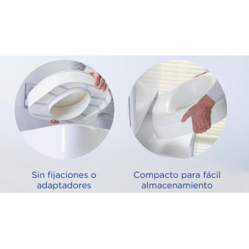 Elevador de Inodoro Aquatec 90 de 10 cm Sin Tapa