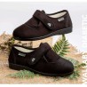 Zapato terapéutico Wallaby Diabetic unisex, sin costuras internas y velcro, ideal para pie diabético.