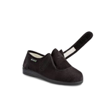 Zapato terapéutico Wallaby Diabetic unisex, sin costuras internas y velcro, ideal para pie diabético.