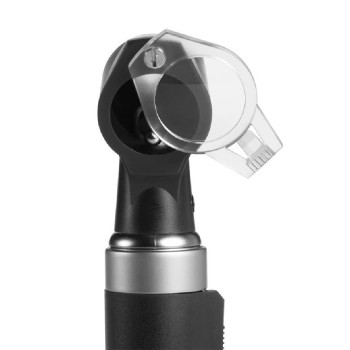 Otoscopio Spengler Smartlight color negro con iluminación Xenón/Halógeno, lupa de 3 aumentos.