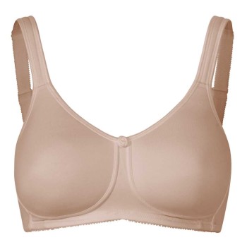 Sujetador para prótesis Soft Shape T-Shirt 515 de microfibra, color beige, copa moldeada.