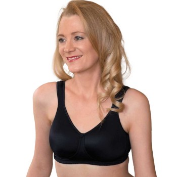 Sujetador para prótesis Soft Shape T-Shirt 515 de microfibra, color beige, copa moldeada.