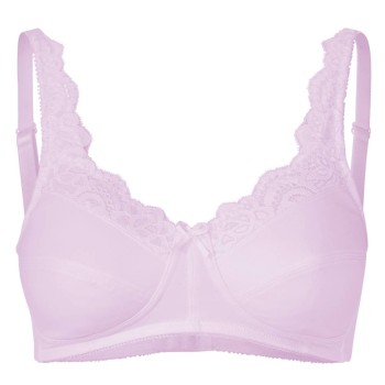 Sujetador para prótesis Front Lace 101 de microfibra con encaje, copa moldeada y tacto natural.